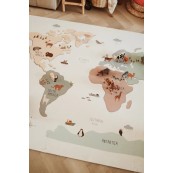 Play&Go - Tappetino 2 in 1 EEVAA road - 120x180 cm - Play&Go: Worldmap