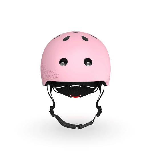 Scoot&Ride - Casco per bambini XXS-S - Riflettente - 45 -51cm - Colori Scoot&Ride: Rose