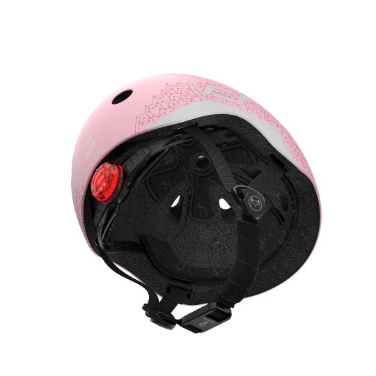 Scoot&Ride - Casco per bambini XXS-S - Riflettente - 45 -51cm - Colori Scoot&Ride: Rose