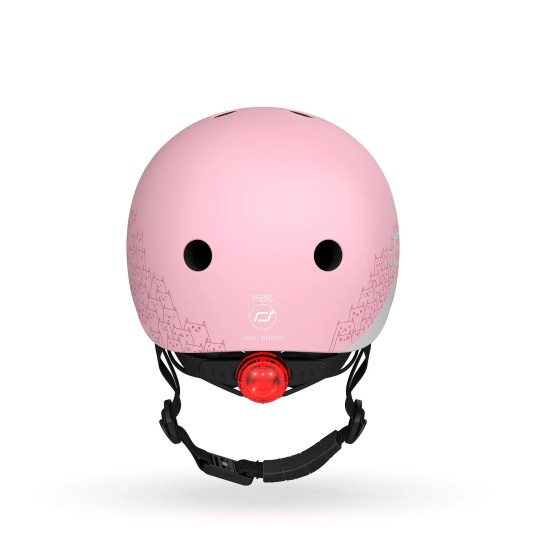 Scoot&Ride - Casco per bambini XXS-S - Riflettente - 45 -51cm - Colori Scoot&Ride: Rose