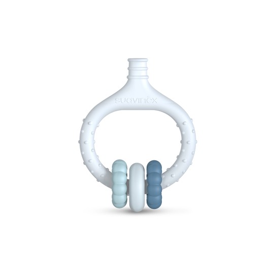 Suavinex - Massaggiagengive in silicone - Adatto dalla nascita! - Colore: Azzurro