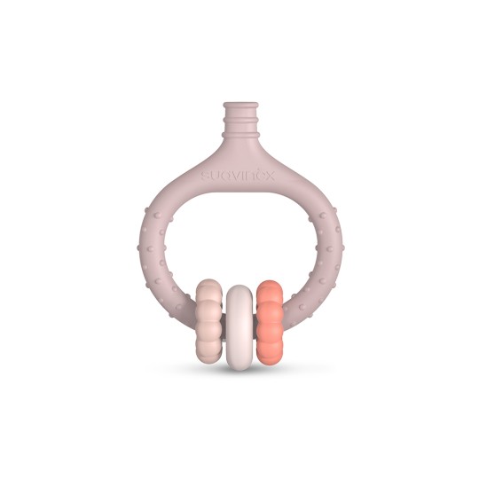 Suavinex - Massaggiagengive in silicone - Adatto dalla nascita! - Colore: Rosa