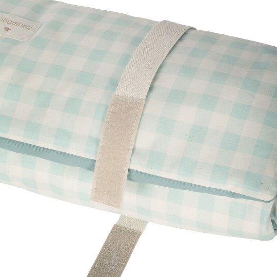 Nobodinoz - Tappetino da picnic impermeabile Sunshine - 58x140x2cm - Colori Nobodinoz: Opaline Vichy