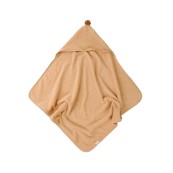 Nobodinoz - Accappatoio a triangolo 73x73 So Cute - Cotone Biologico. - Colori Nobodinoz: Camel