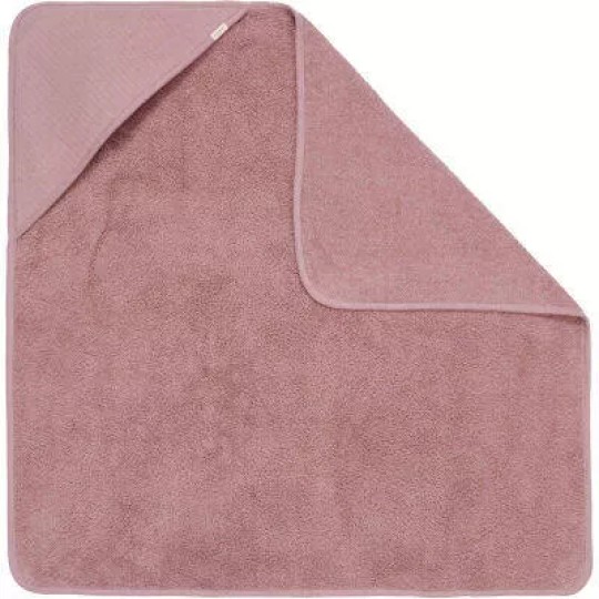 LITTLE DUTCH - Accappatoio triangolo 75x75 - Colori Little Dutch: Pure Mauve