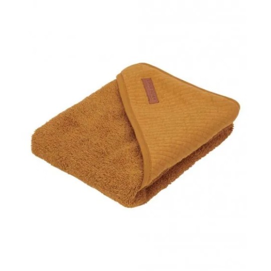 LITTLE DUTCH - Accappatoio triangolo 75x75 - Colori Little Dutch: Pure Ocra Spice