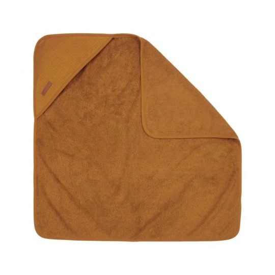 LITTLE DUTCH - Accappatoio triangolo 75x75 - Colori Little Dutch: Pure Ocra Spice